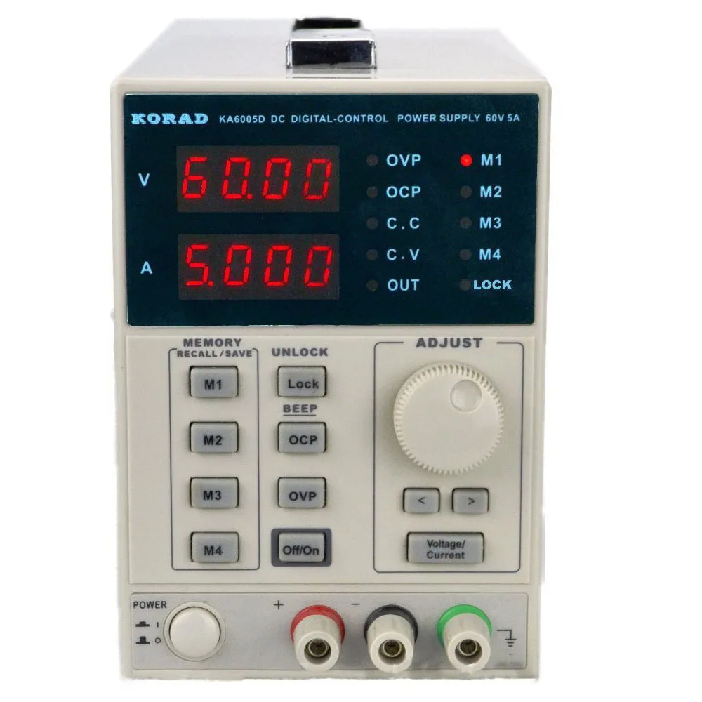Регулируемый прецизионный блок питания KORAD KA6005D 60 в 5A DC Линейный источник