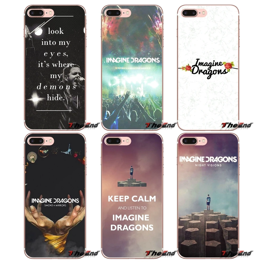 Рок-Группа Imagine Dragons Music для Samsung Galaxy S2 S3 S4 S5 MINI S6 S7 edge S8 S9 Plus Note 2 3 4 5 8 Coque Fundas чехлы из