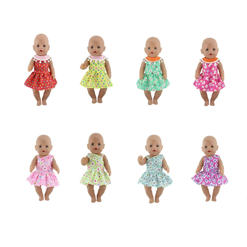 

New leisure dress Doll clothes Wear fit for 43cm/17inch baby Doll, Children best Birthday Gift(only sell clothes)