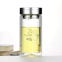 Fuguang tasse 680 ml 700-680 fashional doppelwandigen glas wasserflasche