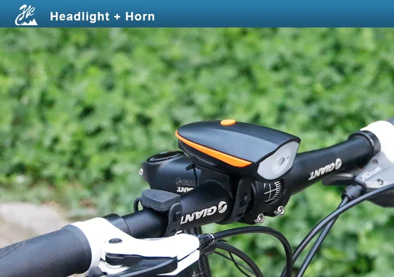 Discount Bicycle Headlight + Horn USB Charge Bike Front Handlebar LED Lamp Lantern Electronic Bell Siren Alert Trumpet Audio Warning 0 Discount Bicycle Headlight + Horn USB Charge Bike Front Handlebar LED Lamp Lantern Electronic Bell Siren Alert Trumpet Audio Warning 0