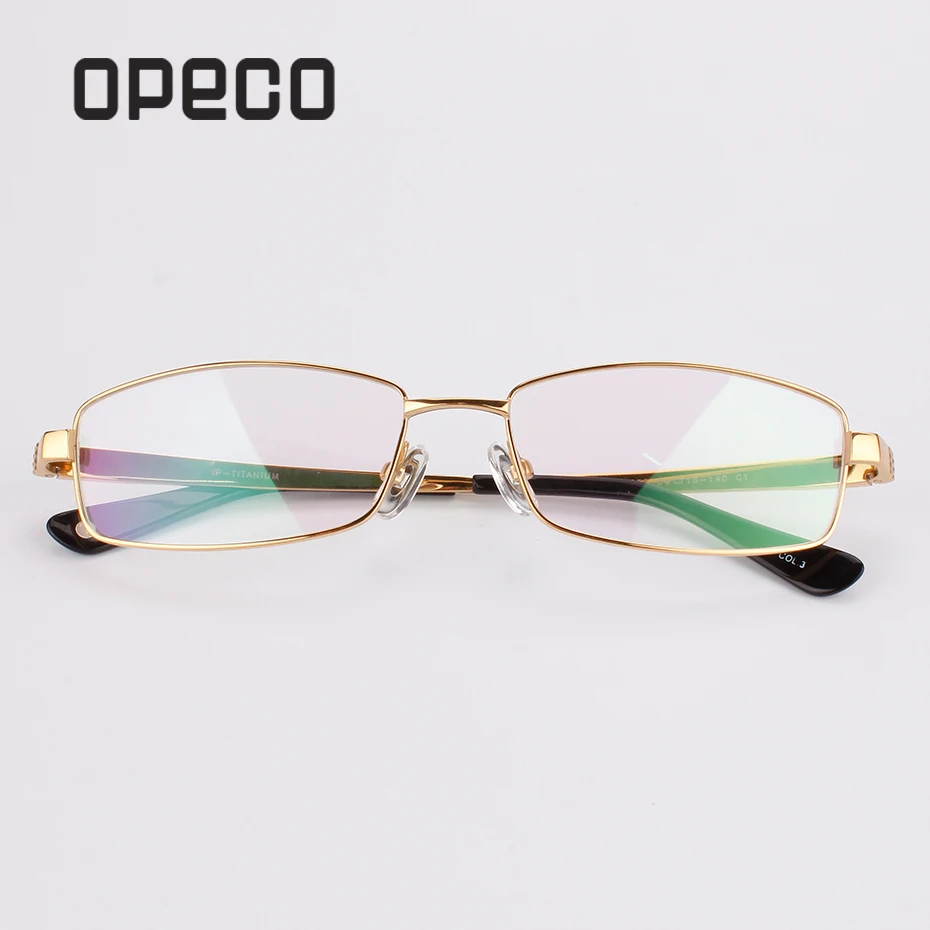 Opeco для мужчин оптические очки высокое качество чистый титан глаз рецепт очки Rxable оправы для очков #8835