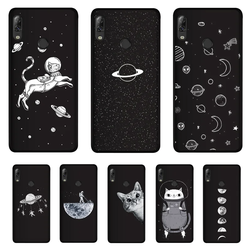 

PENSEN Soft TPU For Lenovo K5 Pro Case Cover Matte Painting Case Phone Cases For Lenovo K 5 PRO Flower Cute Space Cat Coque