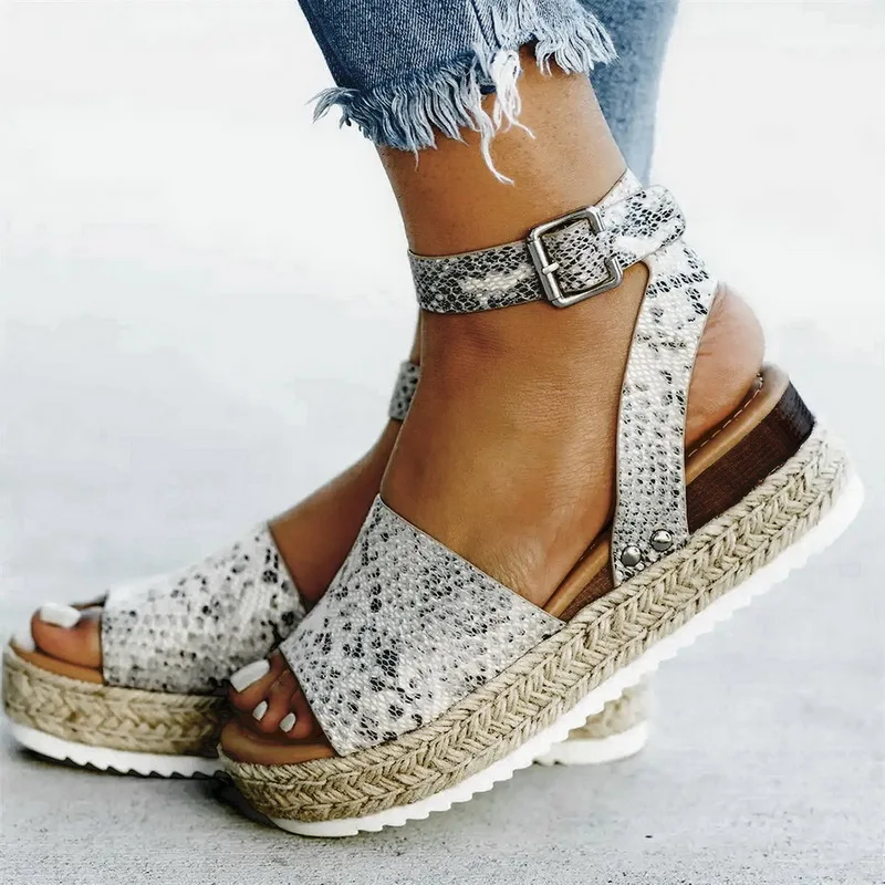 

Oeak Torridity Sandals Wedges Shoes For Women Fashion Heels Sandals 2019 Flop Chaussures Sandals Plus Size