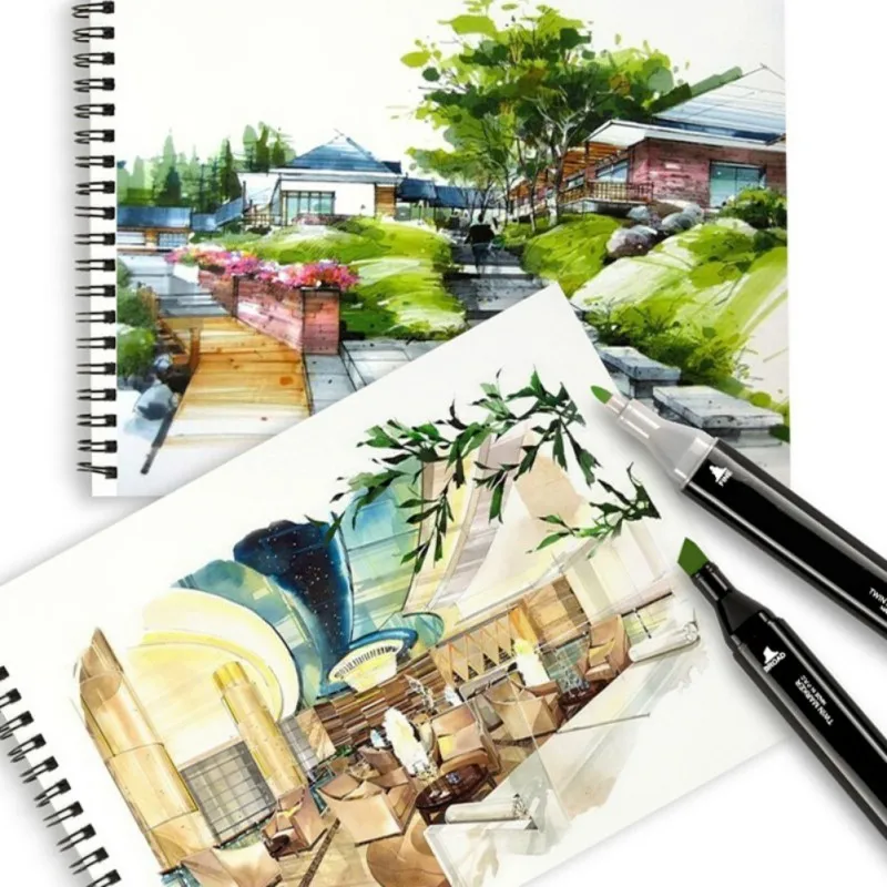 

Album Mark DIY Double Point Photo Penholder Grease Painting Markers Card Gift Painting Marker Pen for Kids Random Color Paint