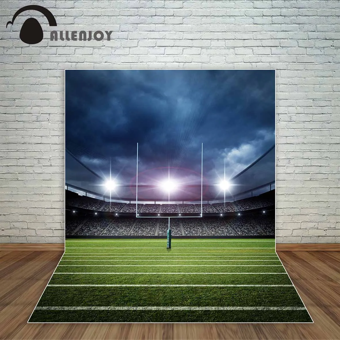 Allenjoy 3d ملعب كرة القدم الأمريكية مع الحديقة وبراقة أضواء خلفية كاميرا التصوير المهنية خلفية الملابس Background Cloth Professional Backgroundsbackground Professional Aliexpress