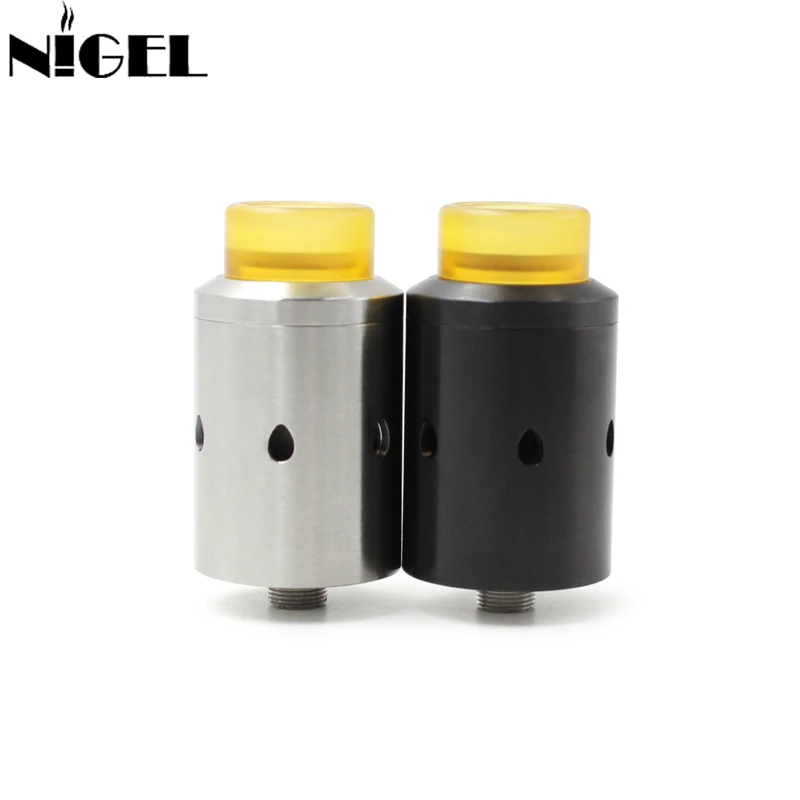 

Nigel Brand Mesh Vape RDA Replaceable Atomizer Adjustable Airflow 24MM Compatible 810 Drip Tip Fit 510 Mods Electronic Cigarette