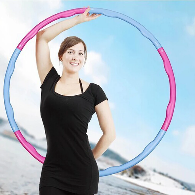 

1.2KG Removable Hula Hoop Dia 100cm for Beginne waist workout weight loss Hard Tube equipment waist slimming fitness