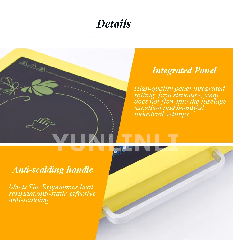 Intelligent Electric Hob Induction Cooker Electric Ceramic Stove Frying Machine Touch Furnace Light Wave Furnace 220V