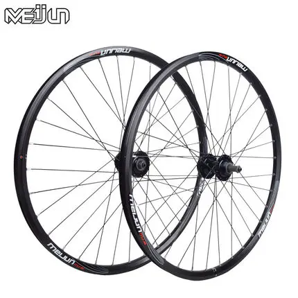 Cheap a06 26 inch bicycle Wheel 2 bearing cassette hub 319 aluminum alloy rim mountain bike spokes wheel 0