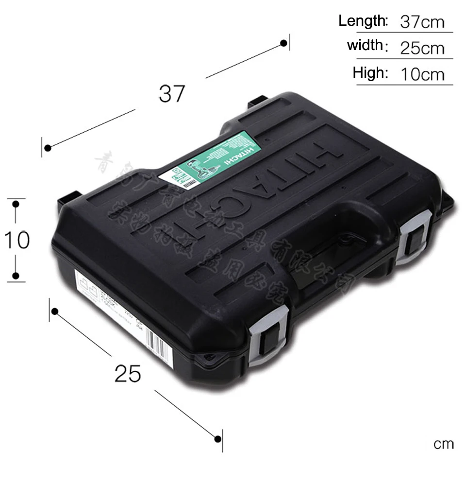 Япония HITACHI ручная дрель зарядка дрель набор инструментов DS10DAL литиевая дрель коробка чемодан