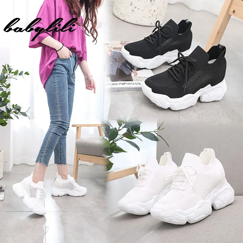 

White Sneakers for Women Chunky Sneakers for Women Vulcanize Shoes Casual Fashion Dad Platform Sneakers Basket Femme Krasovki