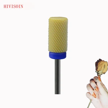 

1Pcs/lot Yellow Ceramic Nail Drill Bit - Small Barrel Bit - M (2092.060)