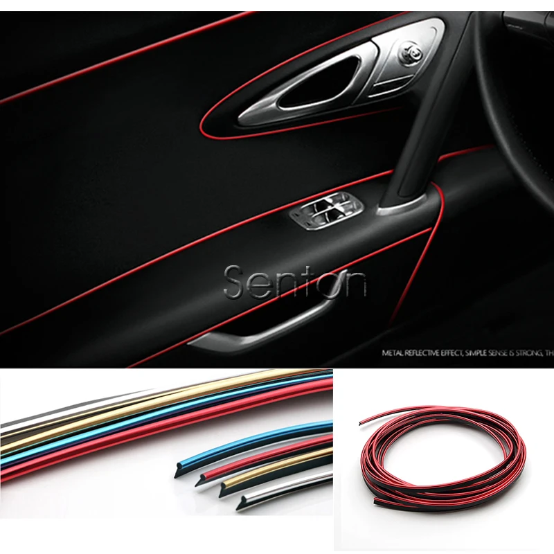 BOOMBLOCK 5 м 3D украшения наклейки для автомобилей линия Peugeot 307 206 Jeep Ford Focus 2 3 VW Polo Golf 4 7