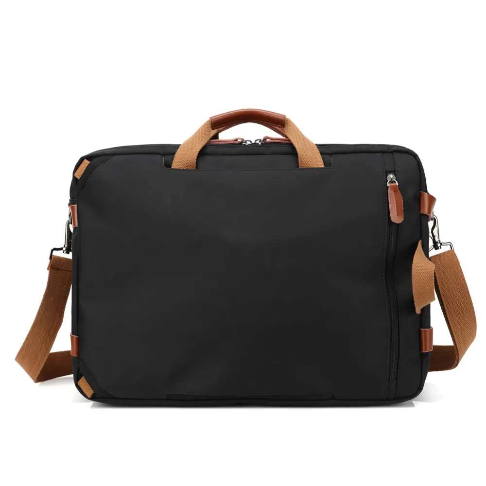 Bolso del negocio maletín mochila Convertible mochila 15 17 17,3 pulgadas portátil mensajero del hombro del ordenador portátil caso - 4