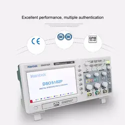 Цифровой осциллограф двухканальный 100 м цифровой осциллограф 1GSa/s частота дискретизации 40 к запись длина осциллограф DS05102P
