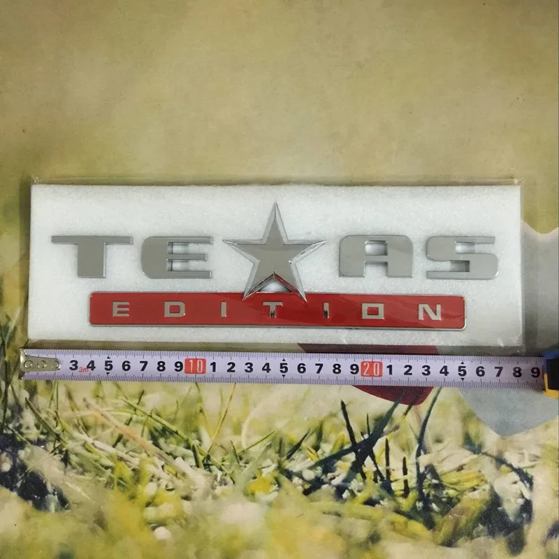 Крутая Очаровательная пластиковая хромированная 3D эмблема «Texas Edition» наклейка с эмблемой для автомобиля значок Fadeproof