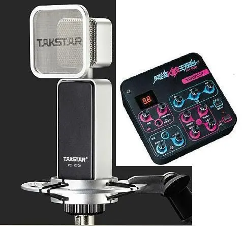 Takstar K700 + mx620 USB компьютер Kalaoke система записи для сети K песня запись прослушивания