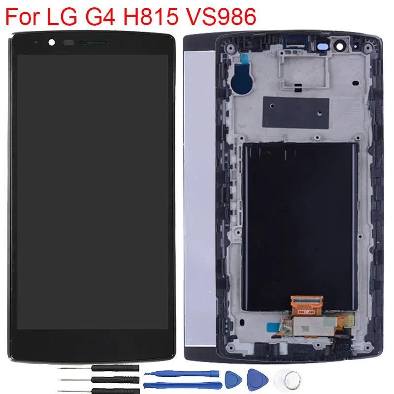 

Original LCD Touch Screen For LG G4 LCD Display Frame Module Assembly Single SIM Display For LG G4 H815 VS986 Replacement LCD