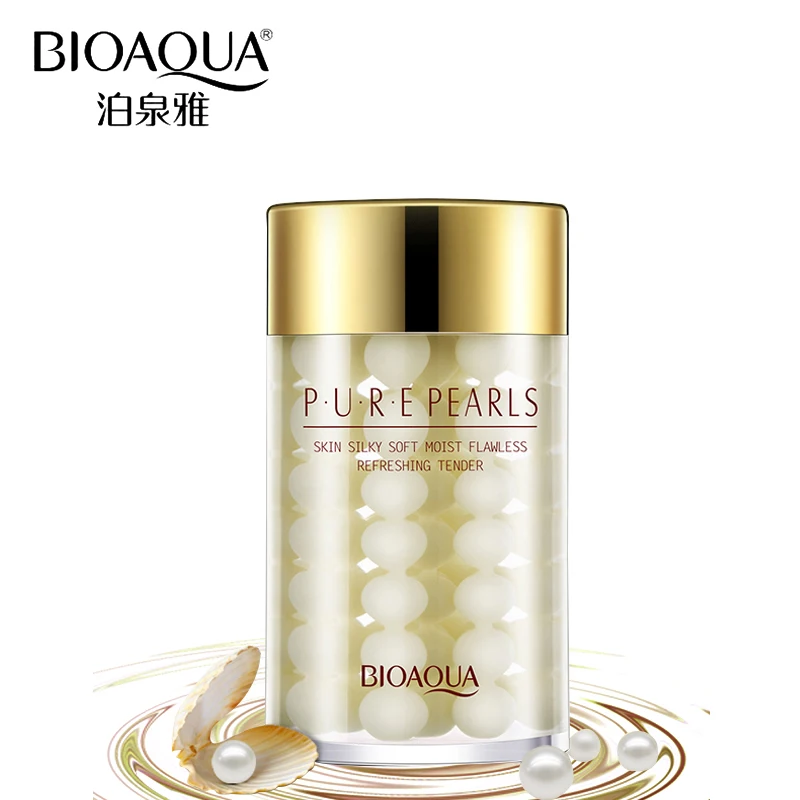 

120g BIOAQUA Facial Essence Mask Skin Care Pure Pearl Sleeping Face Mask Depth Replenishment Moisturizing Oil-control Whitening
