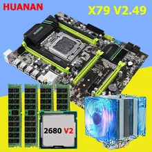 HUANAN ZHI discount X79 motherboard with M.2 slot brand motherboard with CPU Xeon E5 2680 V2 SR1A6 cooler RAM 16G(4*4G) RECC цена HUANAN ZHI discount X79 motherboard with M.2 slot brand motherboard with CPU Xeon E5 2680 V2 SR1A6 cooler RAM 16G(4*4G) RECC цены онлайн