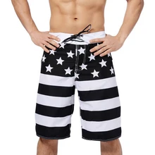 A7 AUSTINBEM черный флаг Для Мужчин's Шорты купальные для доски краткое Для мужчин шорты купальные Пляжные шорты Серфинг Плавание костюм короткие купальные шорты