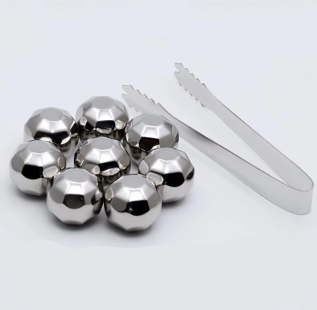 304 Stainless Steel Bullet Tip Ice Cube Beer Wine Coolers Reusable Chilling  Stones Vodka Whiskey Keep Cold Bar Bucket Tools - AliExpress