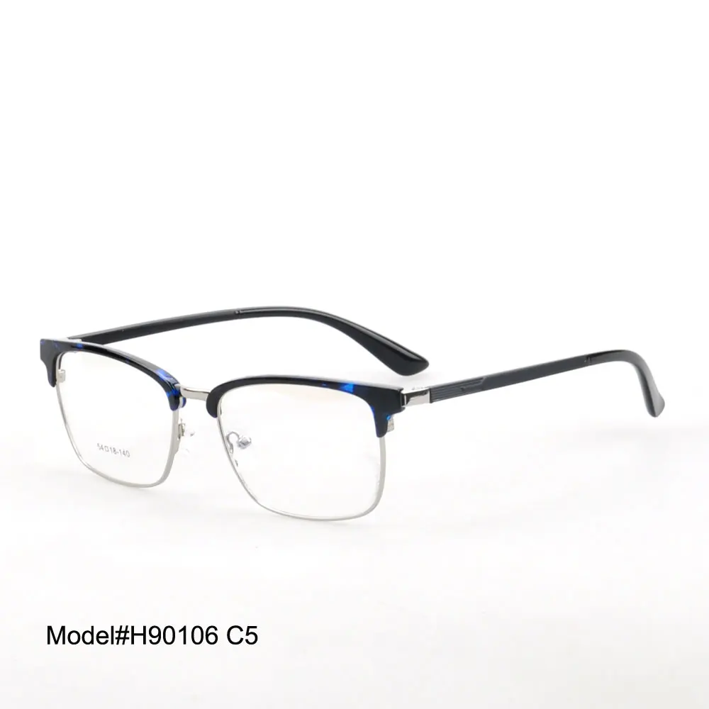 TR90 и нержавеющей стали очки кадр полный обода для Для мужчин по рецепту очки близорукость очки H90106