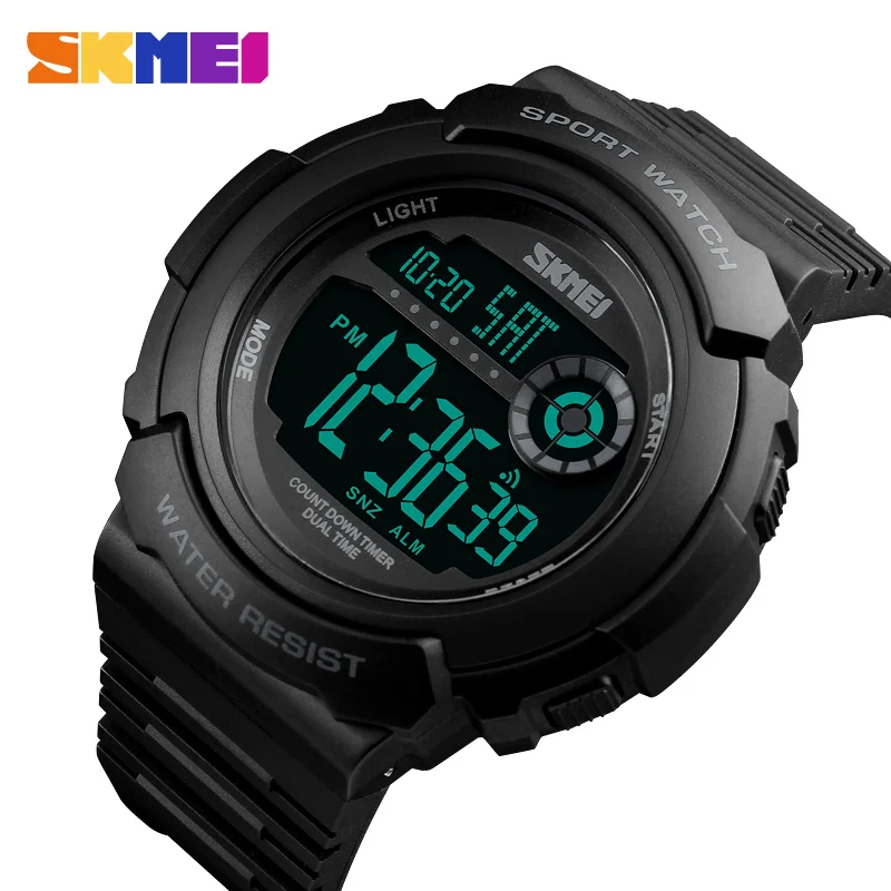 

SKMEI Men Fashion Watch Outdoor Sports Watches Waterproof Chronograph Double Time Wristwatch Relogio Masculino XFCS 1367