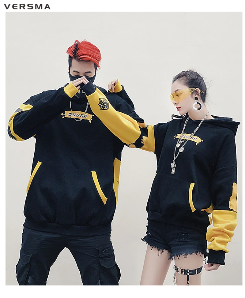 capuz extragrande, coreano Harajuku BF, Hip Hop, High Street, outono, 2018