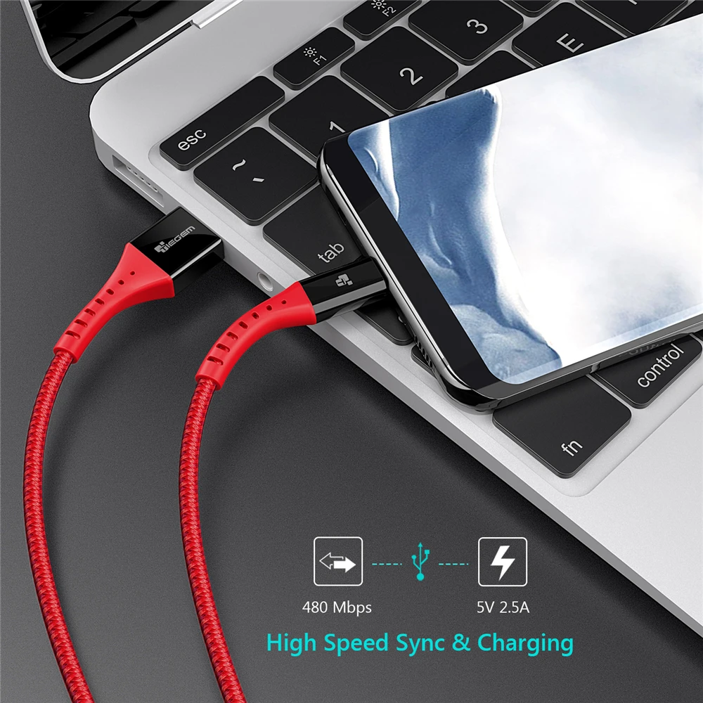 Кабель Micro USB TIEGEM 2 А кабель для быстрой зарядки и передачи данных Samsung Xiaomi планшета