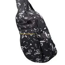 ABDB-41 дюймов двойной регулируемый плечевой ремень акустический большой чехол для гитары-черный