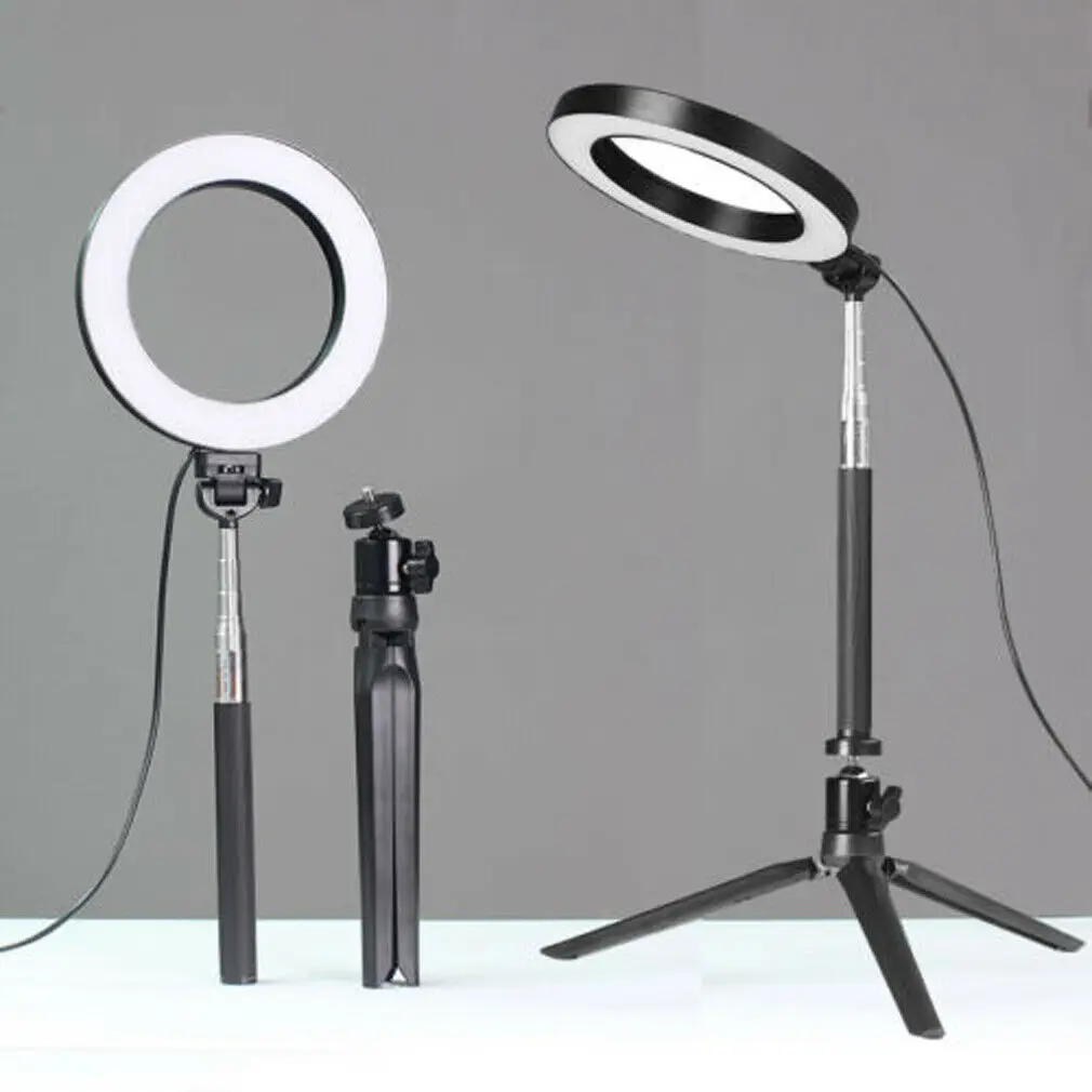 

New LED Ring Light Studio Photo Video Dimmable Lamp Tripod Stand Selfie Camera Phone 64Pcs LED Bulbs LED SMD