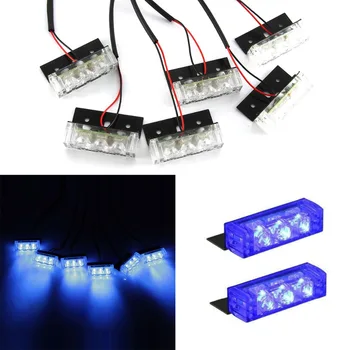 

6 pcs Car Truck Emergency Light Flashing Firemen Lights Led Car-Styling Ambulance Police Light Strobe Warning Light DC 12V