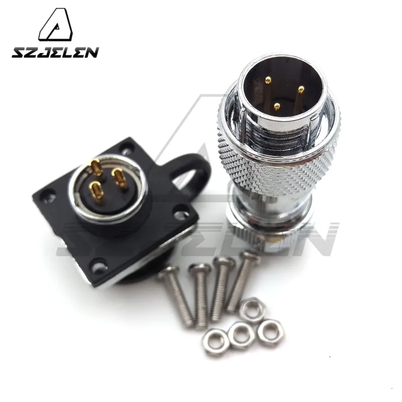 

SZJELEN WS16 series waterproof 3 pin , high-voltage, waterproof, anti-vibration 3 pin connector.Industrial connectors.