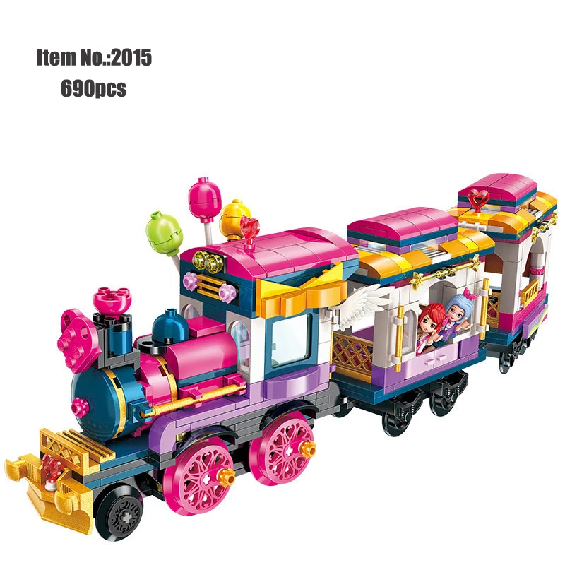 

City Girls Princess Move Maersk Train Car Building Blocks Friends Heartlake Educational Toys for Girls Gift
