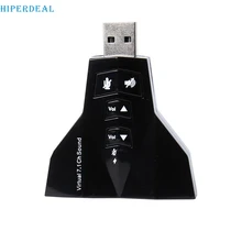 HIPERDEAL Новинка 7,1 канальный USB 2,0 3D Аудио Звуковая карта адаптер микрофон динамик 0321 Прямая поставка