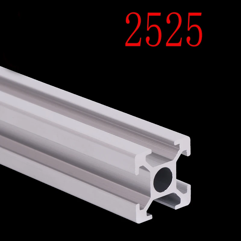 1 шт. 2525 алюминиевый профиль 2525 экструзия Европейский стандарт анодированный линейный рельс алюминиевый профиль 2525 ЧПУ 3d части принтера