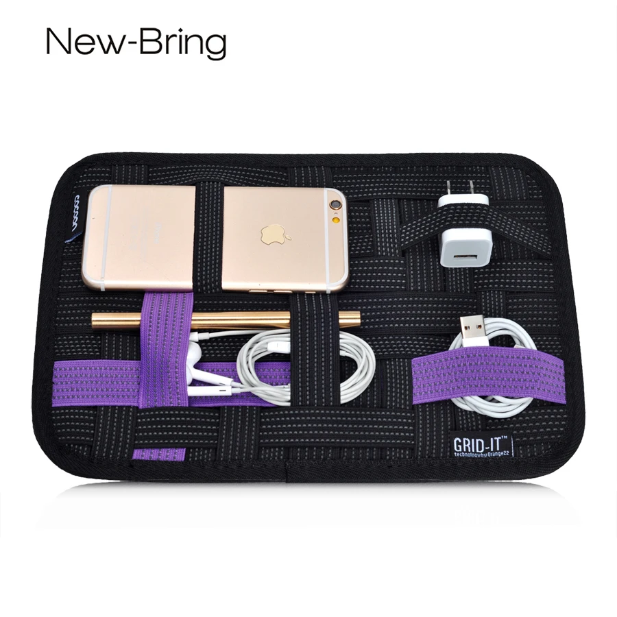 NewBring Travel Bag Digital Mobile Phone Bag for iPhone 5 6 6s 7 Cable