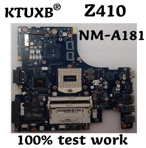 

KTUXB AILZA NM-A181 motherboard for Lenovo Z410 notebook motherboard HM87 PGA947 DDR3 100% test work