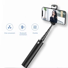 Раздвижная селфи-Палка с 3 уровнями, заполняющий светильник, Bluetooth, селфи-палка со съемным пультом дистанционного управления JR