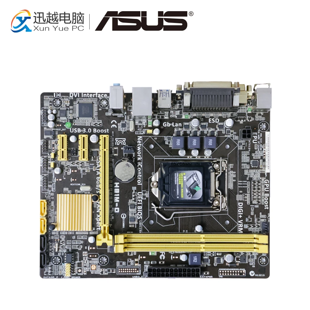 

Asus H81M-D Desktop Motherboard H81 Socket LGA 1150 i3 i5 DDR3 uATX On Sale