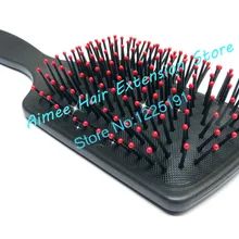 Гребень уход за волосами Кисточки Пластик гребень Профессиональный здоровый Булавки Подушки уменьшить выпадения волос массаж Кисточки волос Кисточки гребень головы