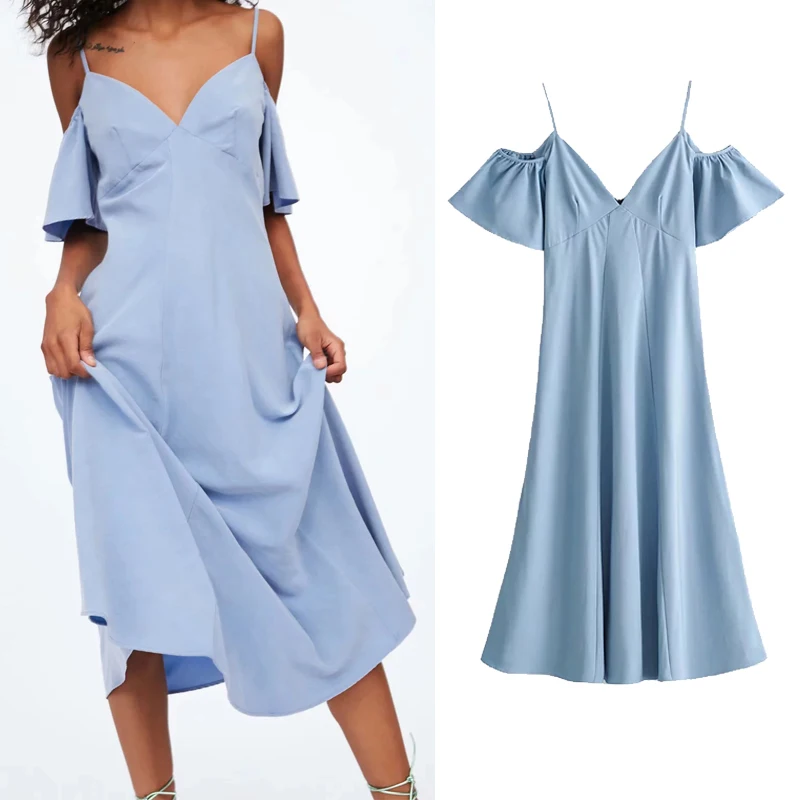 

2019 Red Dress Summer New Maxi Long Strappy Dress New Fashion Women Sexy Boho Sleeve Beach Style Strap Sundress Vestidos