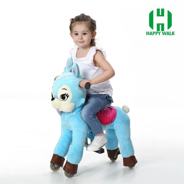 Топ ездить на игрушки Лучшая цена привет Ce ходить механических Верховая езда пони жеребенок игрушка Cavalos Brinquedos Синий Кролик мальчик для девочек подарок для детей