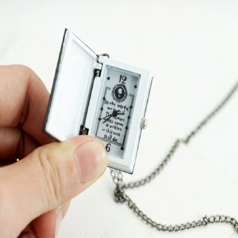 Карманные часы уникальный стильный сплав Death Note бронзовое ожерелье-цепочка Лучший подарок для мужчин my17