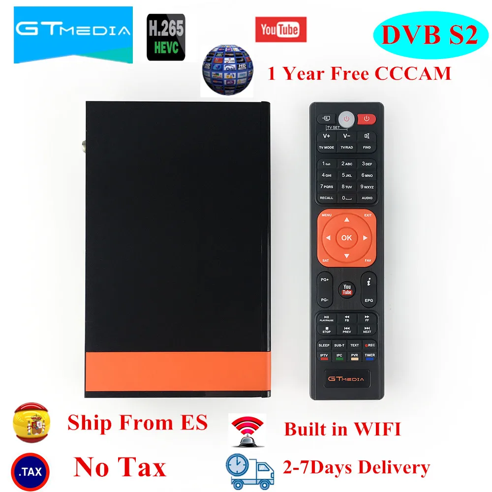 

Gtmedia V8 NOVA DVB S2 satellite receiver Built-in wifi support H.265 better freesat V8 super V9 super set top box Free shipping