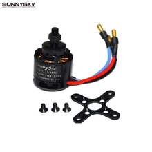 Sunnysky x2212 980kv kv1400/1250/2450 motor sem escova (eixo curto) quad-hexa copter promoção por atacado