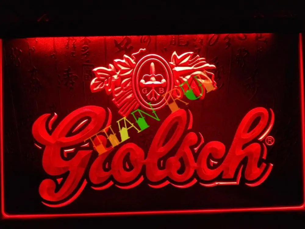 LA007 Grolsch Пивной бар Паб клубный Новый светодиодный неоновый светильник знак|sign