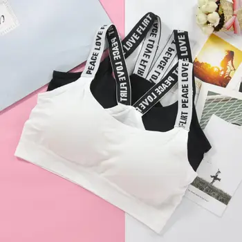 Women's Solid Bra Seamless Bra Padded Bralette Bralet Sexy Bra Cross Sexy Bustier Wireless Underwear Crop Tops Summer Tube Tops womens floral lace bralette padded breathable sexy criss cross bustier bra soft
